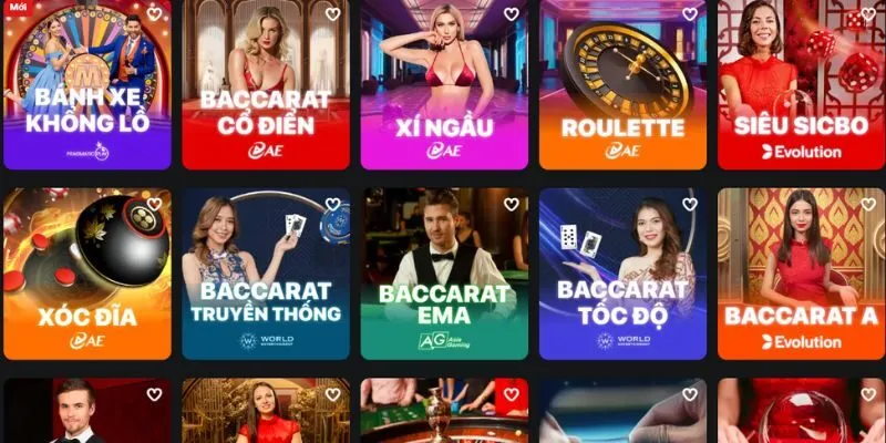 V9BET 10 Thế giới casino phong phú, đa dạng